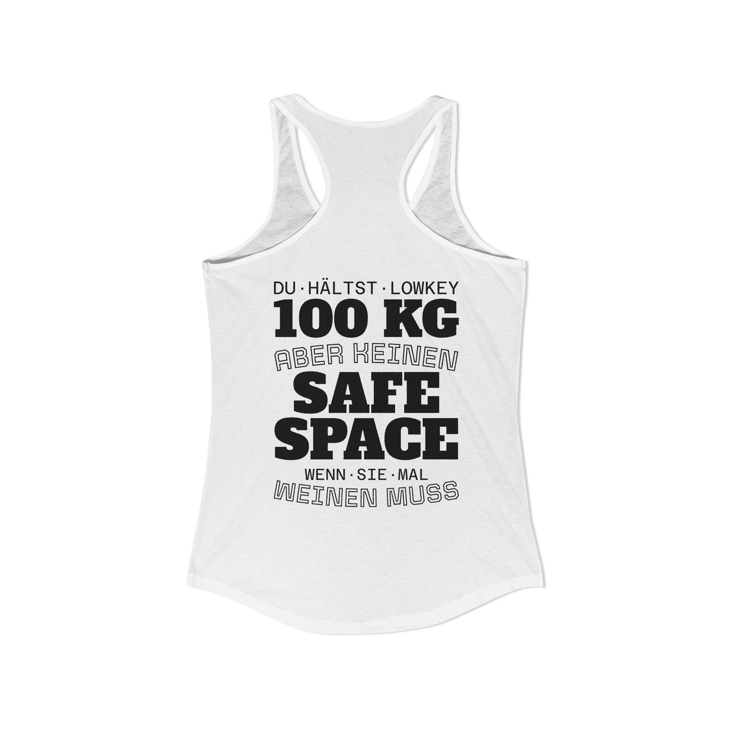 Damen-Tanktop · 100 KG · SAFE SPACE