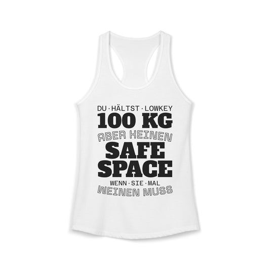Damen-Tanktop · 100 KG · SAFE SPACE