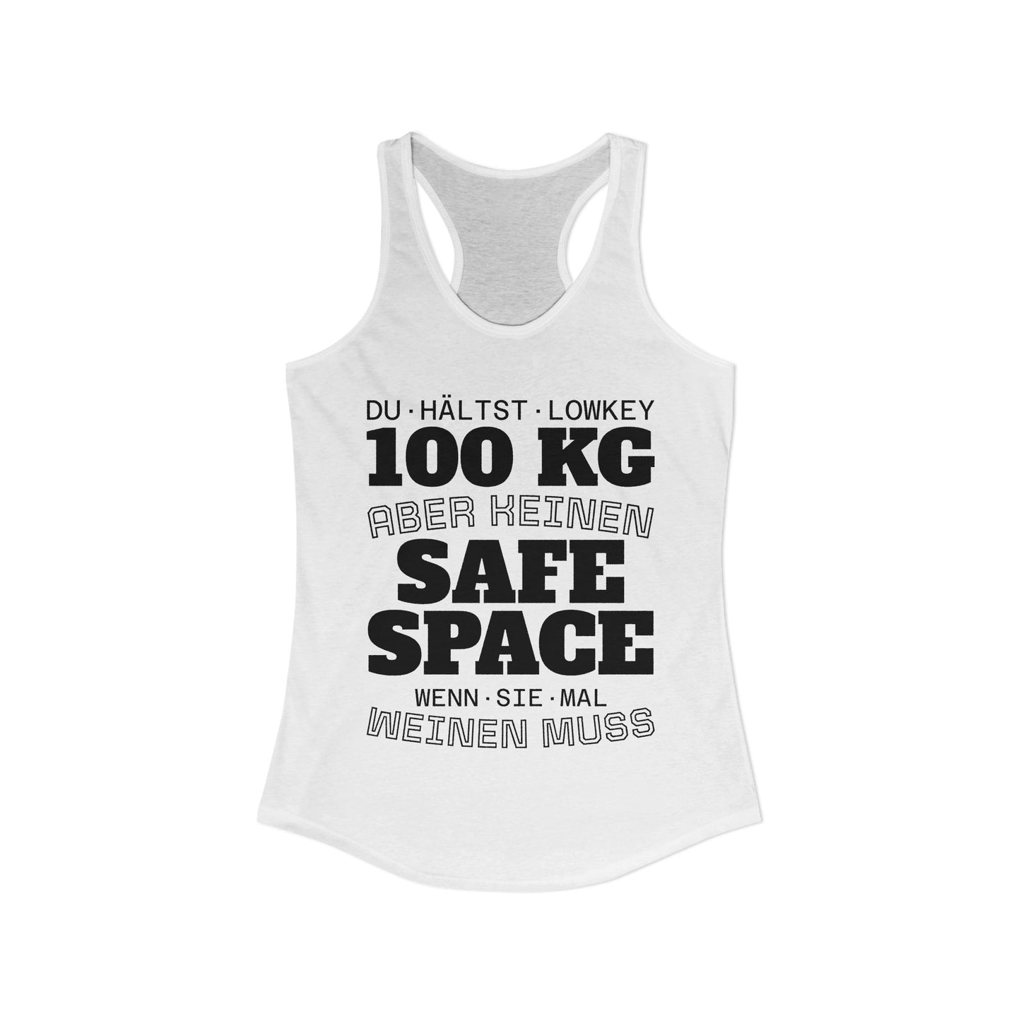 Damen-Tanktop · 100 KG · SAFE SPACE