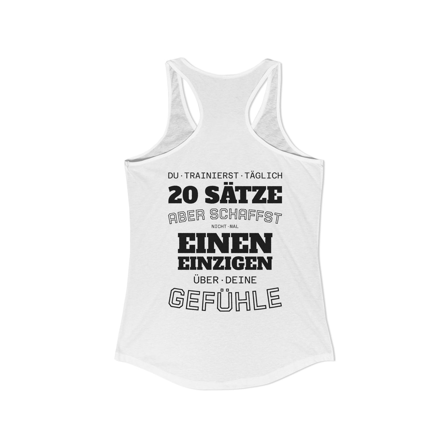 Damen-Tanktop · 20 Sätze · GEFÜHLE