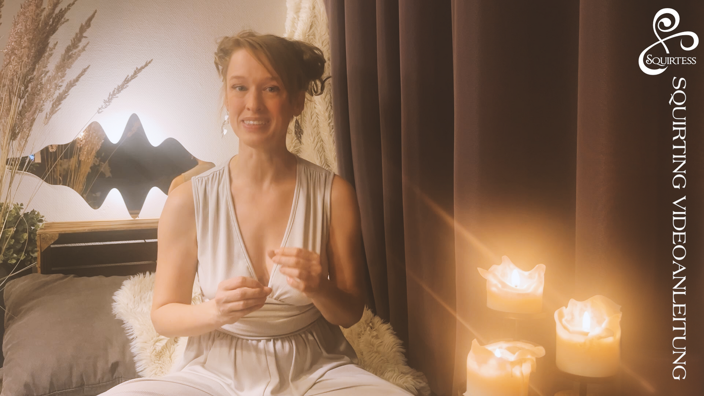 Set aus SQUIRTESS WOMAN BLACK & XXL Decke & Premium-Lernvideo (DE & EN)